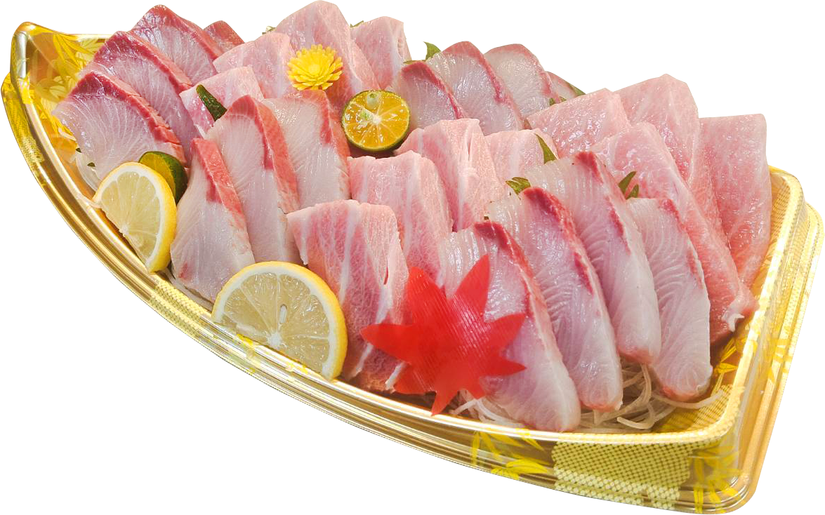 日本魚王雙拼船型刺身盛盒