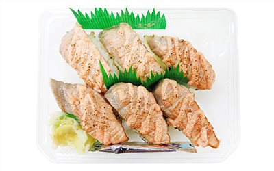 明太子鮭魚壽司